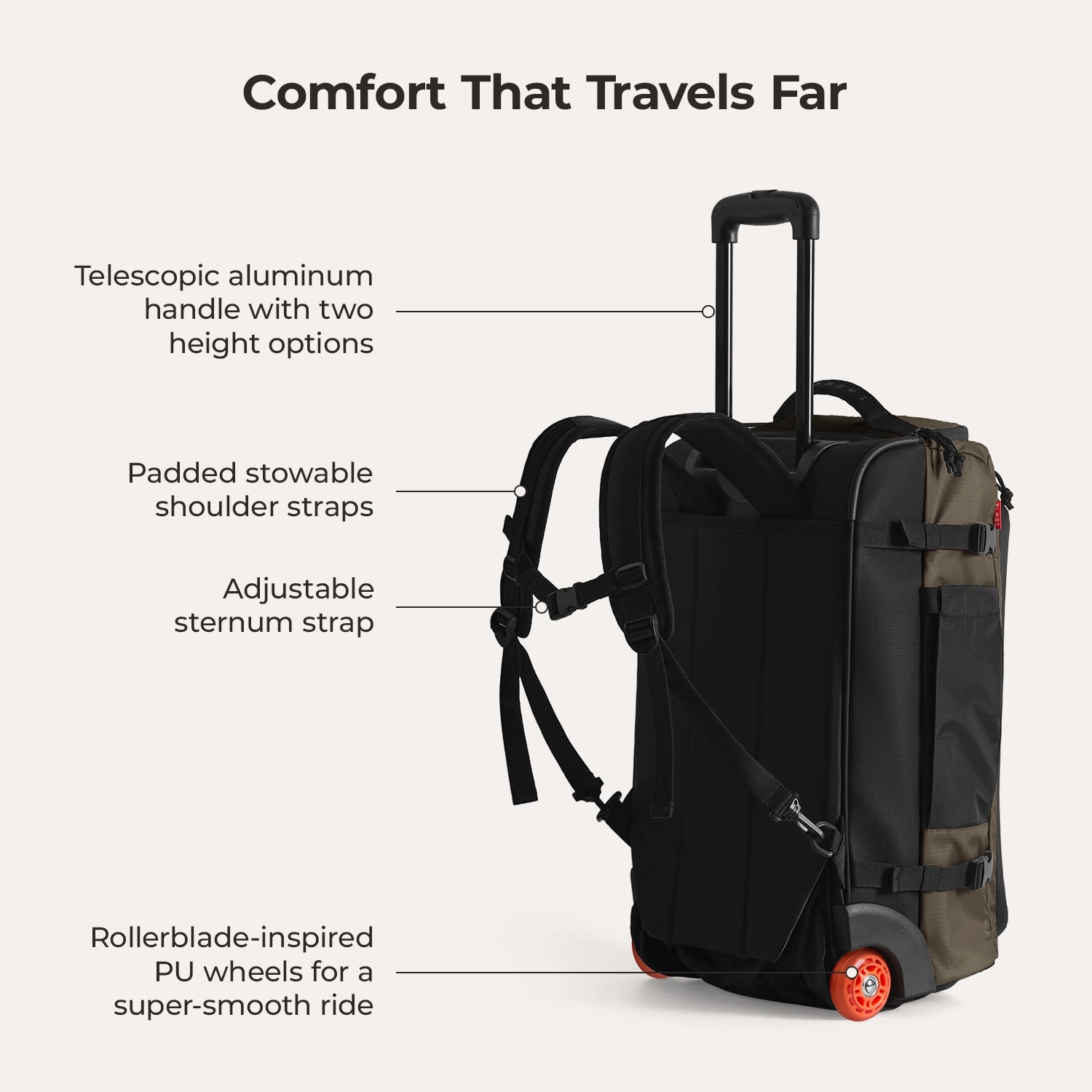 Blast 43L Roller Backpack