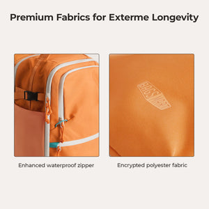 waterproof backpack for travel rust