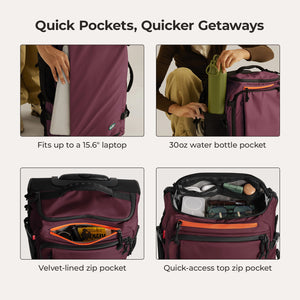 Blast 43L Roller Backpack