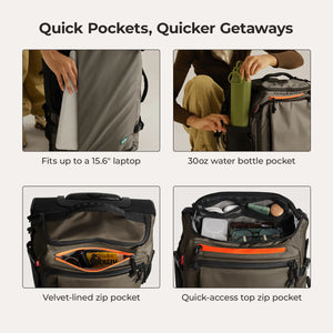 Blast 43L Roller Backpack