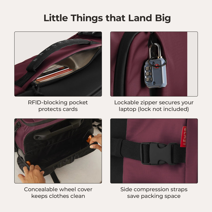 Blast 43L Roller Backpack