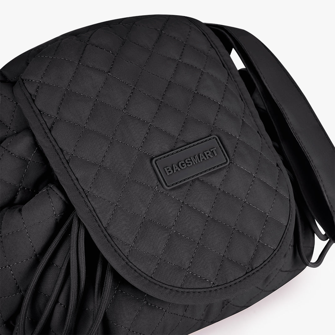 Wanderland Drawstring Cosmetic BagBlack Bagsmart Australia BAGSMART.AU